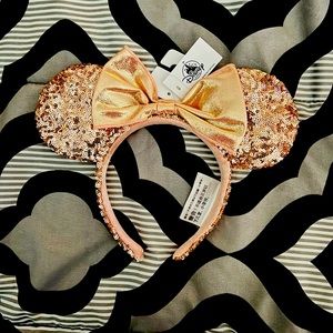 💕Rose Gold Minnie Disney Park Ears💕